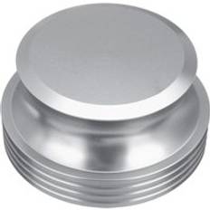 Svart / silver / r&#xF6;d skivspelare stabilisator kl&#xE4;mma lp vinyl skivspelare skiva f&#xF6;r rekord stabilisator vikt vibration balanserad - silver--