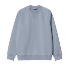 Carhartt WIP Chase Sweat Mirror Gold - S / Blue