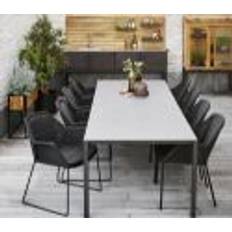 Cane-line Outdoor Pure Bord 280x100 cm - Lava Grey/Concrete Grey Ceramic