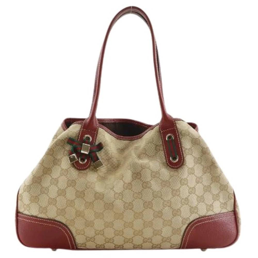 Gucci Vintage Pre-owned Princy GG Canvas Tote Bag - Vintage - Dame - Brun - ONE SIZE -