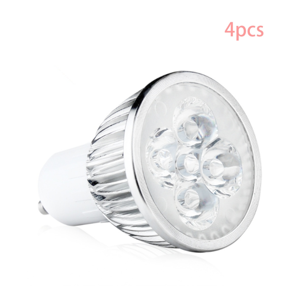 LED GU10 pære 4W kold hvid 85-265V