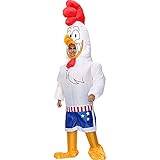 JASHKE Uppblåsbara Kostymer Tupp Kostymer Halloween Kostymer Snygg Klänning Vuxen Kostym