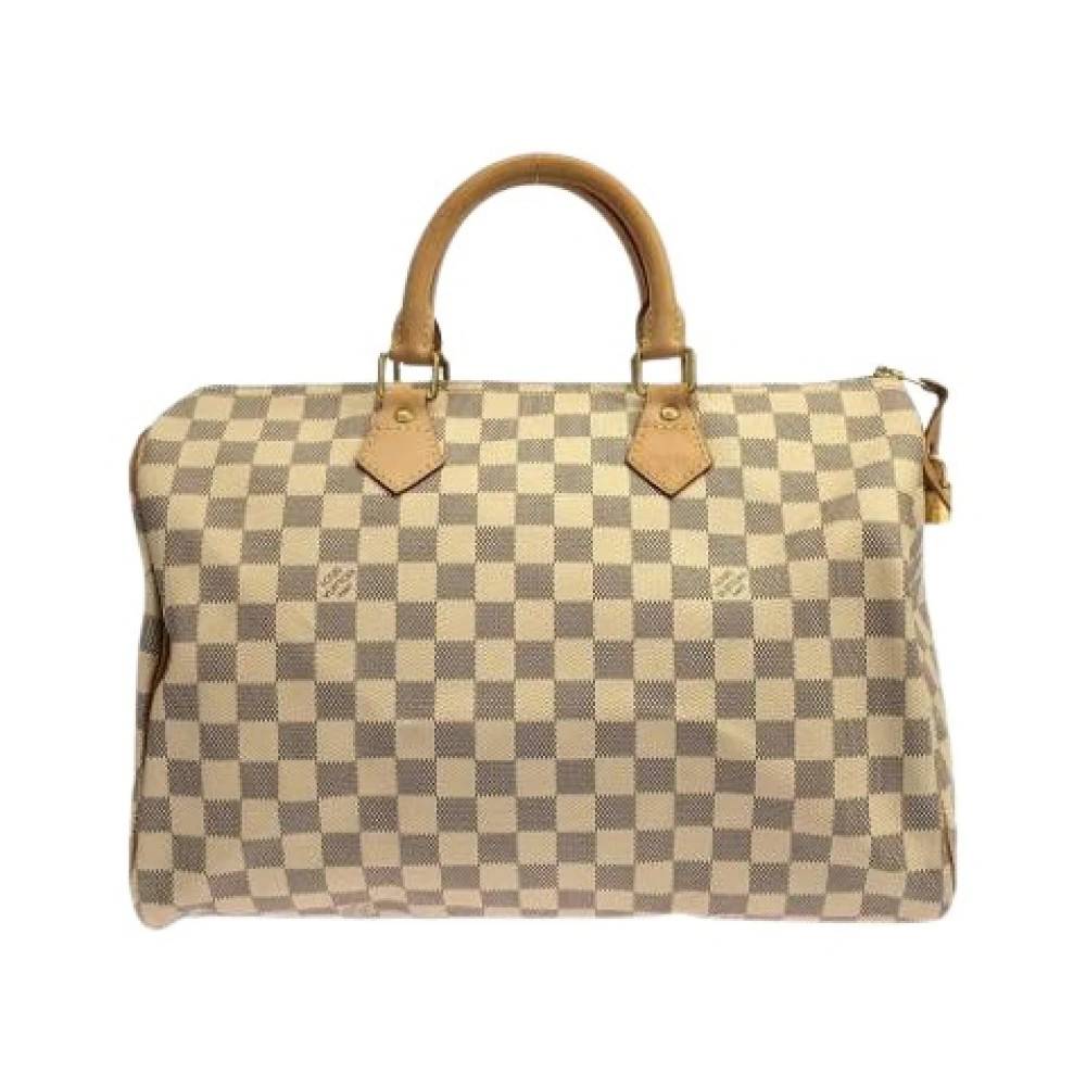 Louis Vuitton Vintage Pre-owned Boston taske - Vintage - Dame - Beige - ONE SIZE - Uld