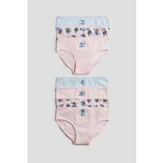 Flicka - Ljusrosa/Lilo & Stitch 7-pack trosa briefs i bomull - Size: 92 (1½-2Y) - H&M (92 (1½-2Y))