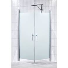 Alterna Lusso HT2 Rak duschhörna 80x80 (frostat glas)