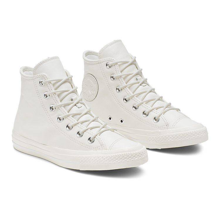 Converse Chuck Taylor All Star Läder Hög Topp Vit Dam 165418C cm