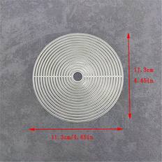 TEMU A Set Of Circular Border Golden Cutting Die Template Diy Clipboard Decoration Embossing Handmade Template