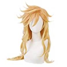HIROAKIYA Douma Wig, Demon Slayer Kimetsu No Yaiba Cosplay Med Hätta