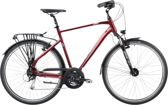 Romet Meeste Jalgratas Romet Wagant 7, Punane Cyklar Bordeaux - Medium