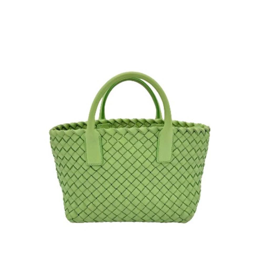 Bottega Veneta Vintage Pre-owned Vintage Tote Bag - Vintage - Dame - Grøn - ONE SIZE - Læder