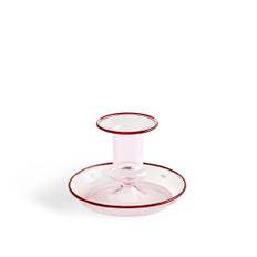 HAY - Flare Candleholder Pink - Ljusstakar - Rosa