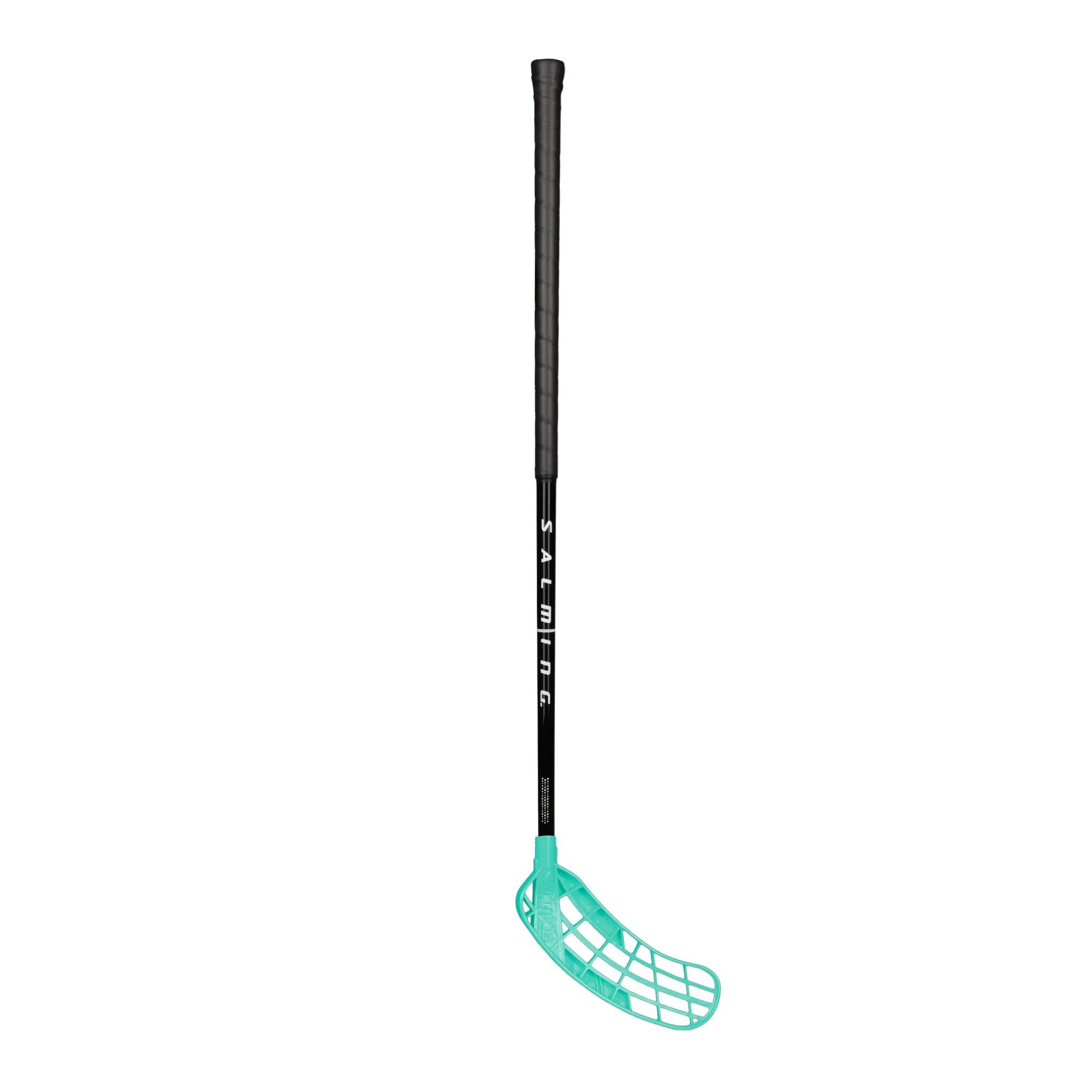 Salming Innebandyklubba RUSH 29 RAVEN Black/Mint Green