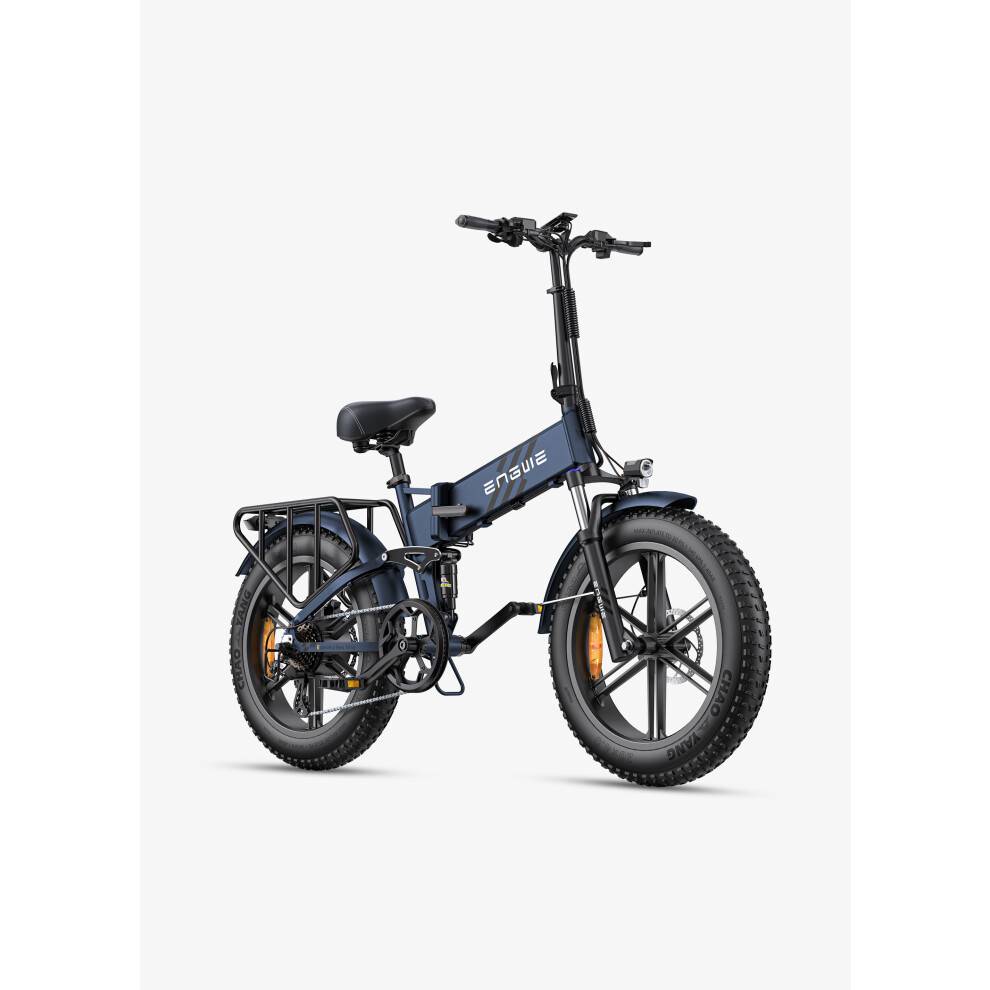 ENGWE Engine Pro 2.0 sammenklappelig elcykel, 48 V 15 Ah, 250 W motor, 75 Nm drejningsmoment, 20x3.0 CHAO-YANG-dæk — blå