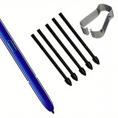 Stylus S Pen-spets SPen-påfyllningsverktygsset kompatibelt med Samsung Galaxy Tab S6 Lite S7 FE S8 S22 S23 S21 Ultra Note 10 Note 20-serien S Pen-spet - Svart (En-Storlek)