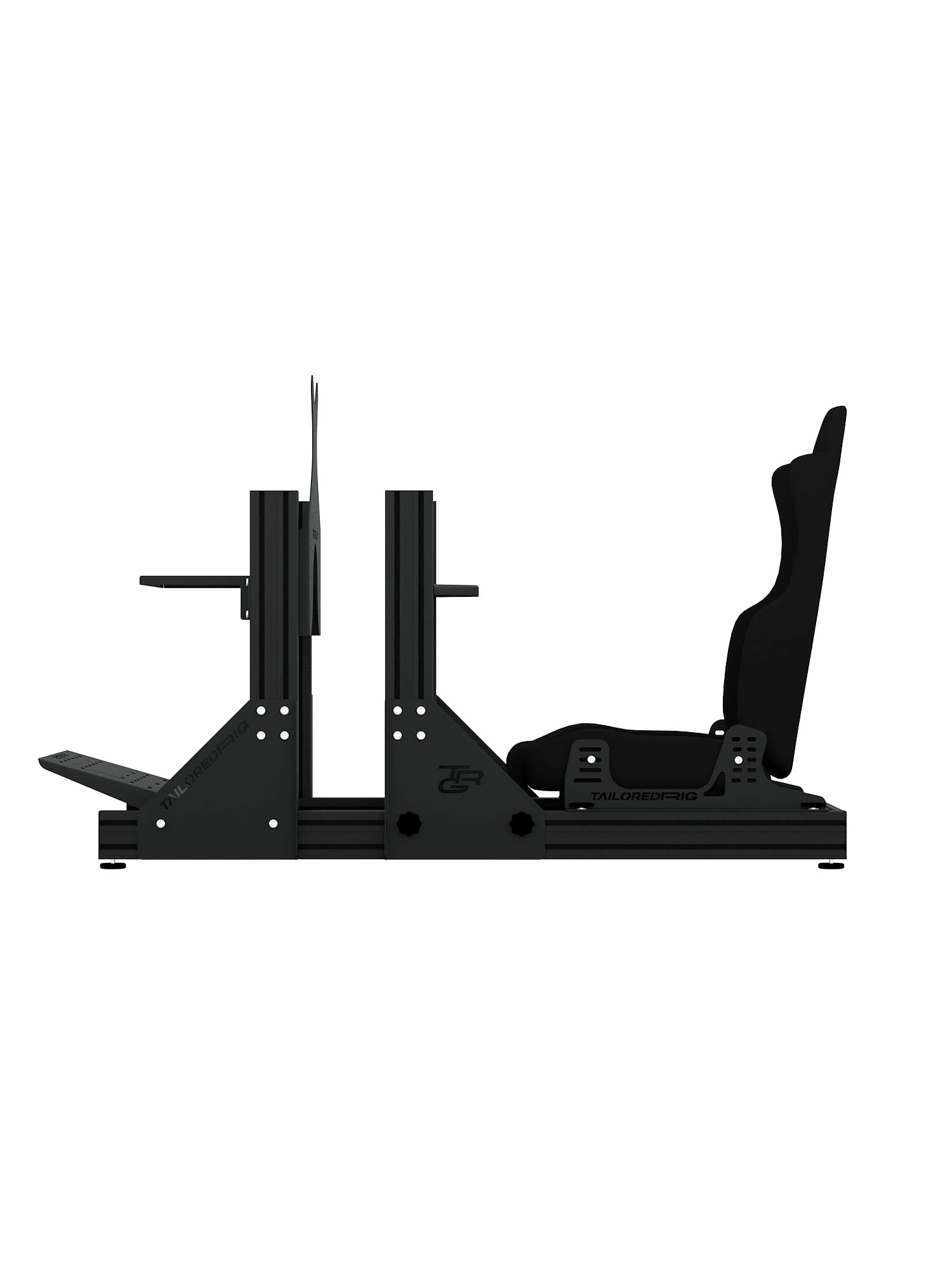 Sim Rig SRR2000 - Tiefschwarz (RAL 9005) / Ja / Front Mount - Simucube