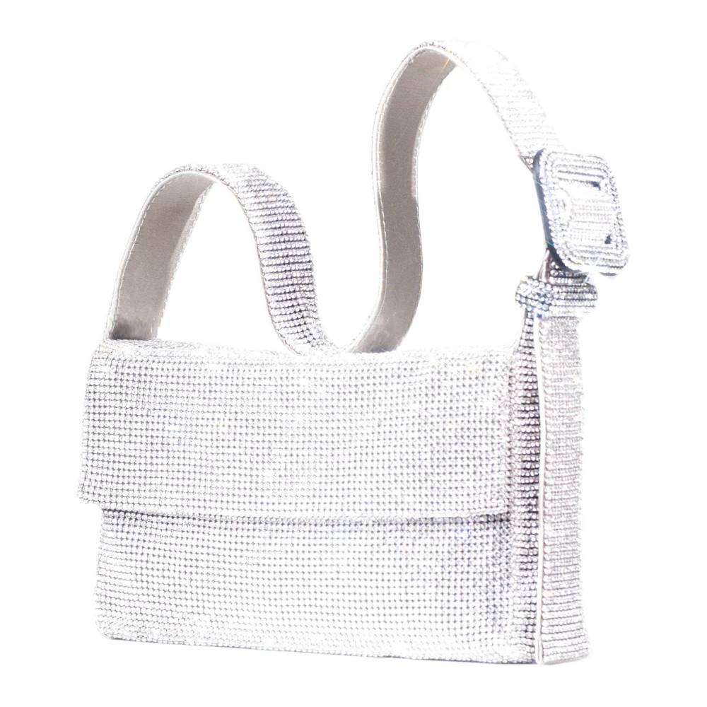 Benedetta Bruzziches Vitty La Mignon Skuldertaske - Tasker - Dame - Grå - ONE SIZE - Uld