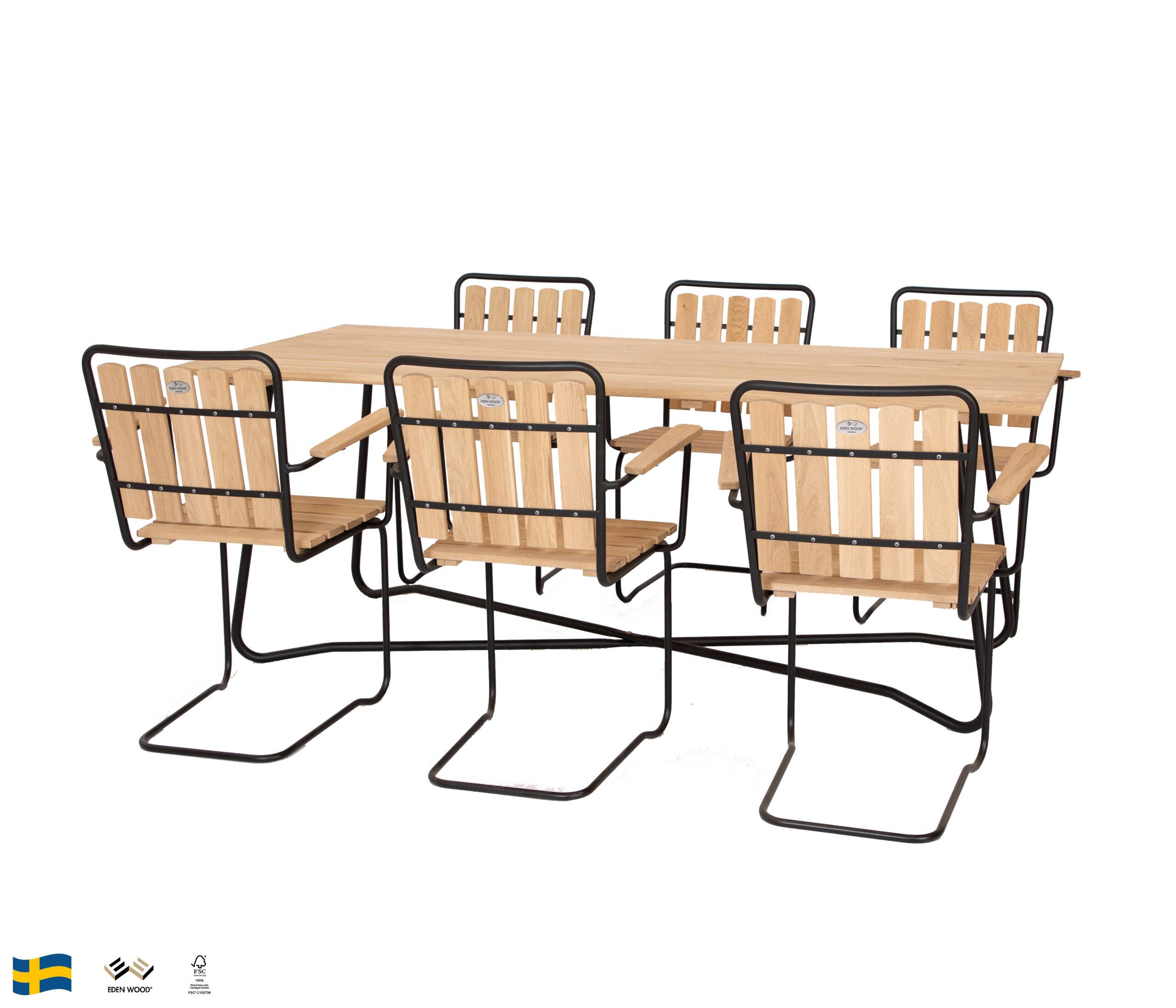 Matgrupp Amanda 90x220 teak Eden Wood