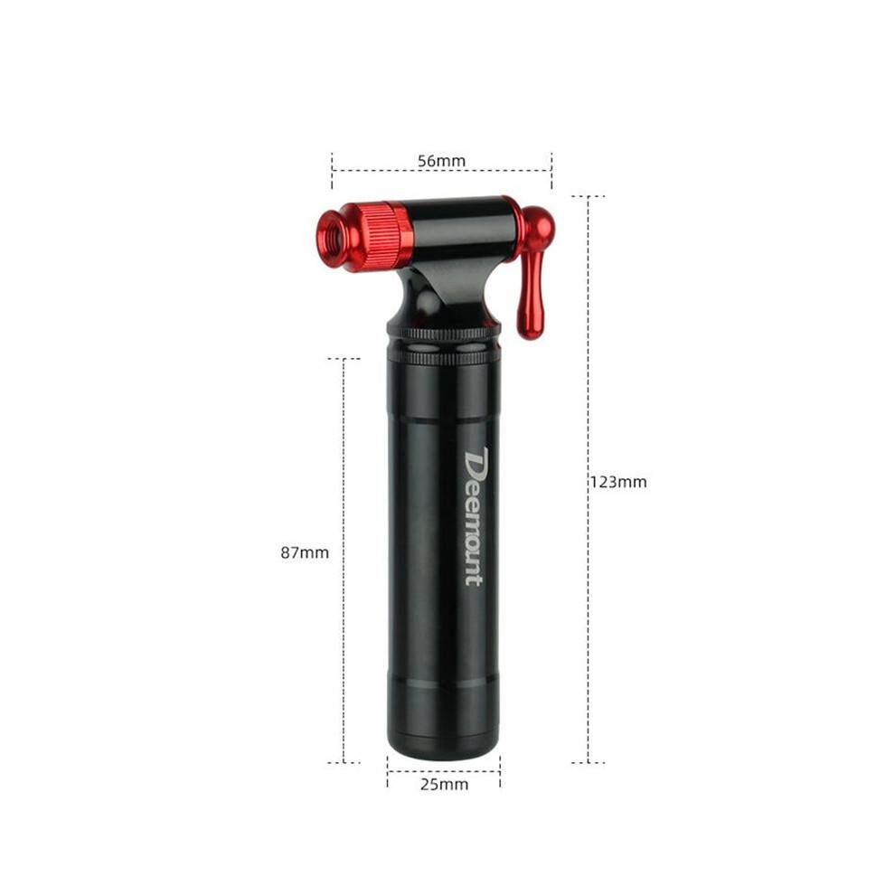 DEEMOUNT CO2-Inflator Quick Easy Valve-Compatible for Road and Mountain Bikes Portable Bicycle Bicycle Pump-Inflator