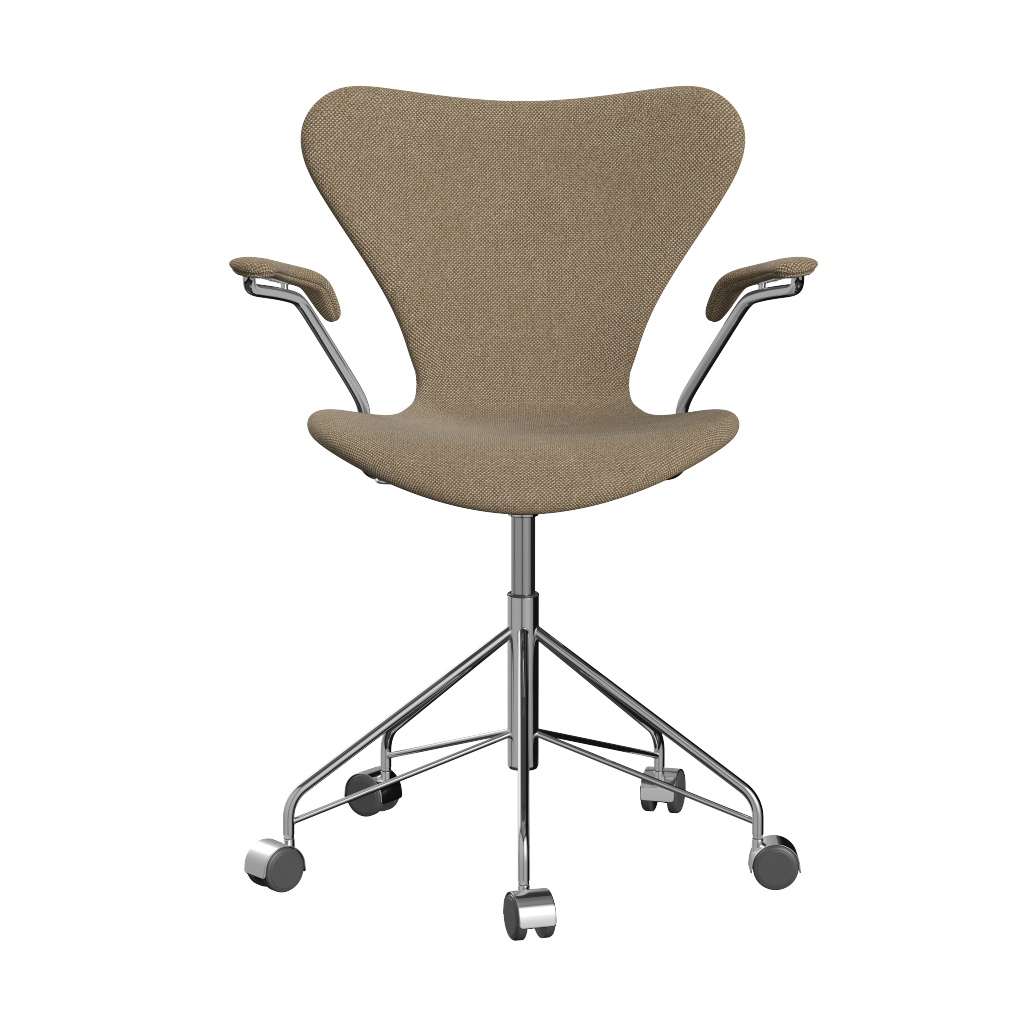 3107 Syver kontorstol, fuldpolstret fra Fritz Hansen - Køb her.