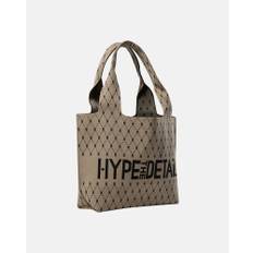 Hype logo bag brown