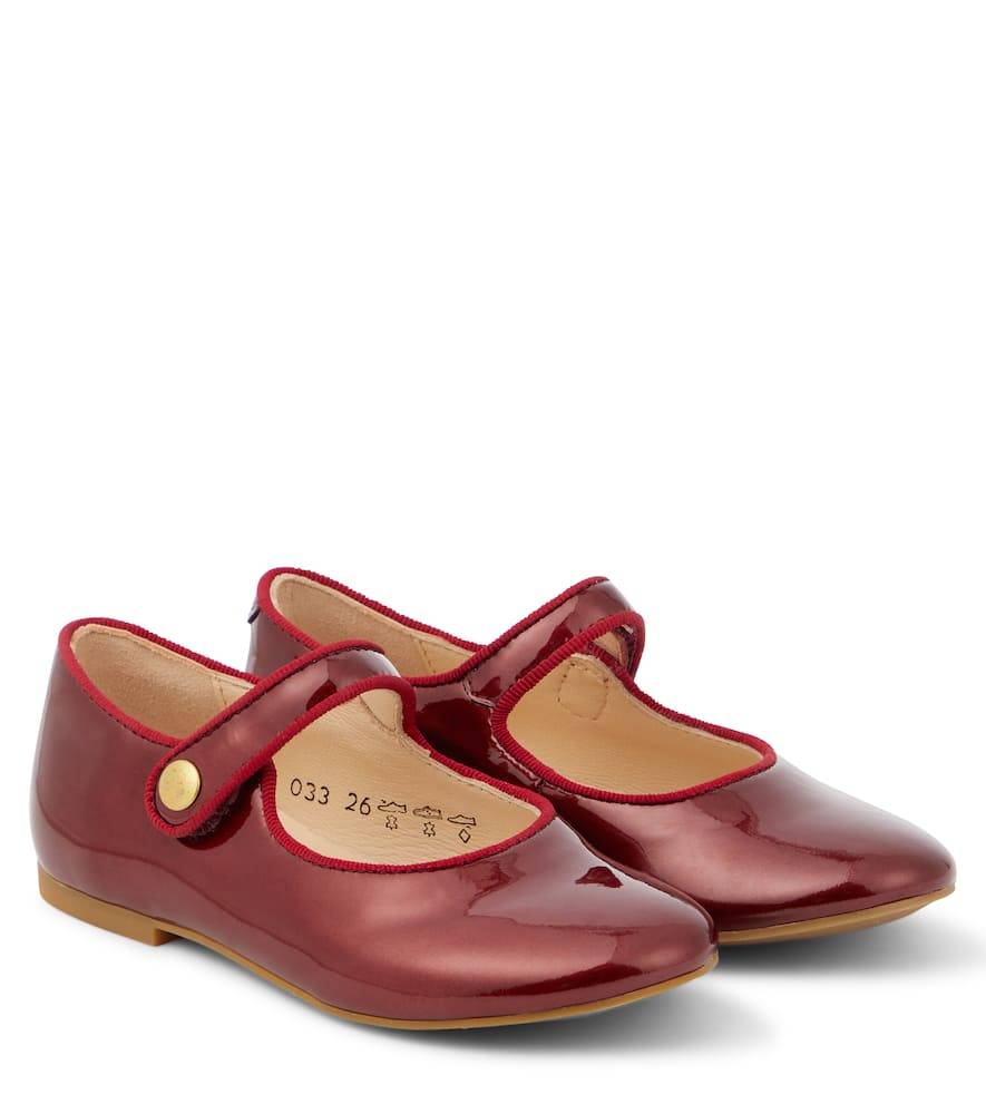 Pom d'Api Bebé - bailarinas Mary Jane Daisy de piel - rojo - EU 24