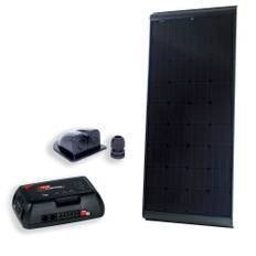 NDS Energy KPB165-320 Solarpanel 165 Watt schwarz incl. Laderegler SC320M