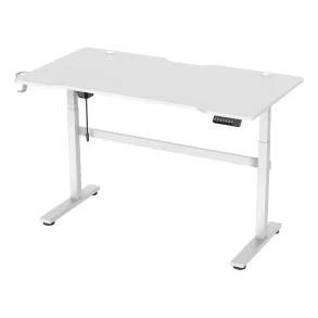 Gamingbord Skrivebord højdejustering kabelstyring kop- og headsetholder vælg Sort