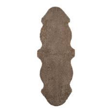 Natures Collection - Fårskinn New Zealand kort ull 160x60 cm sahara