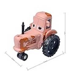 SUOSUO LZWJD Pixar Cars 3 Chick Hicks Police McQueen Mater Fabulous Hudson 1: 55 Diecast Metal Alloy Model Car Leksaker för pojkar (Color : Tractor)