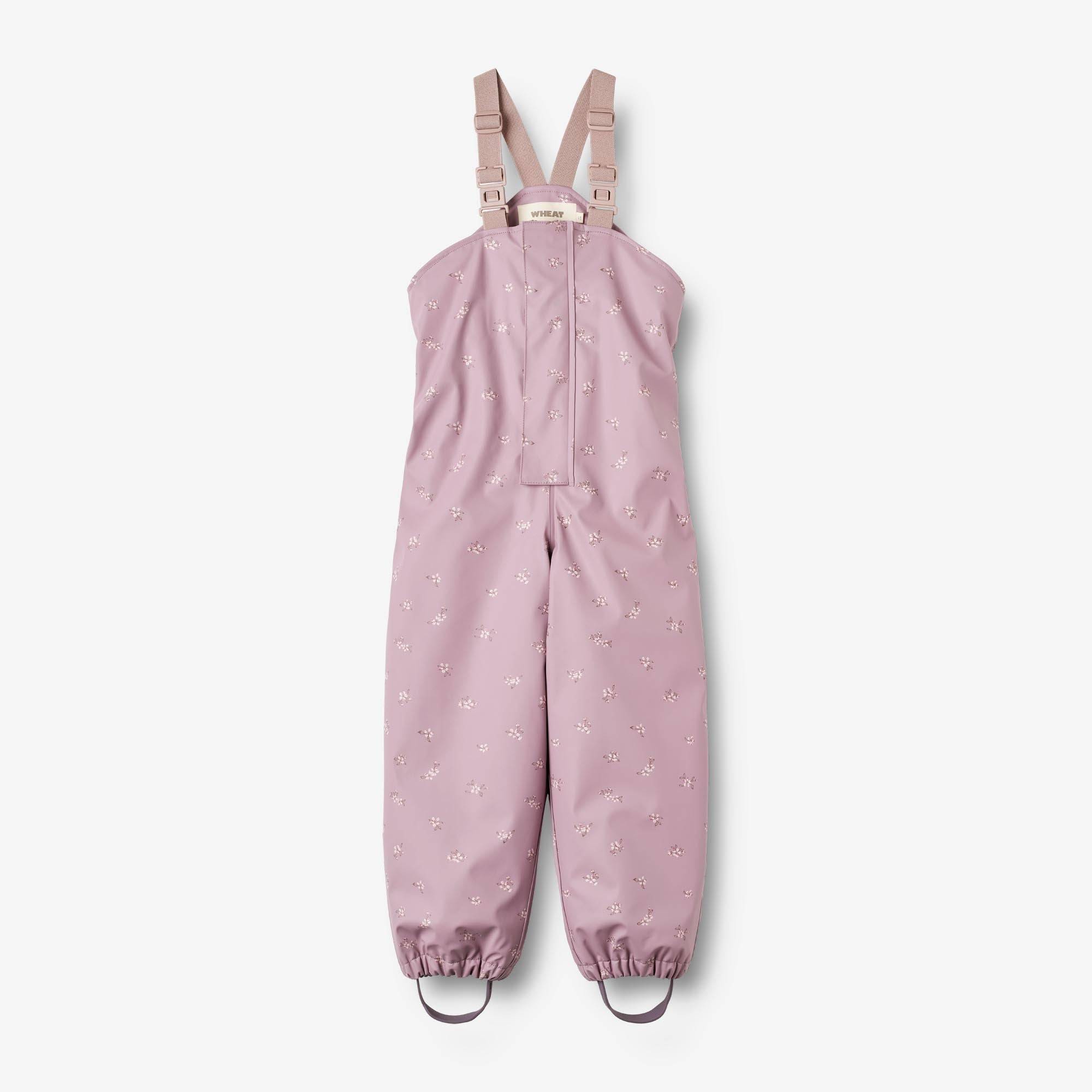 WHEAT® - Termo Regn Overalls Lian - soft lilac flowers - Str 122.