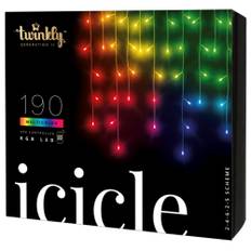 Twinkly 190 Lamper RGB 5m Lyskæde - Gennemsigtig Ledning