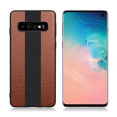 SULADA Samsung Galaxy S10e litchi tekstur etui - Brun