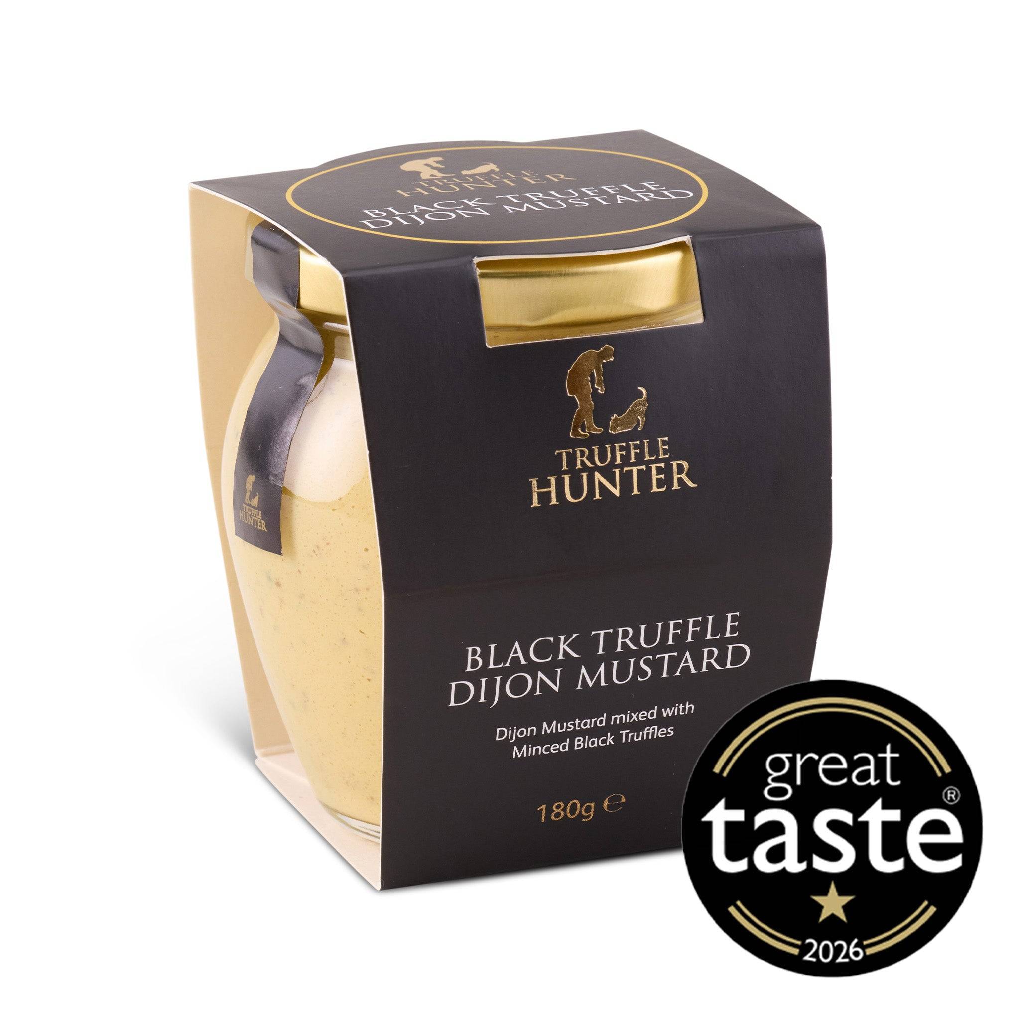 Black Truffle Mustard Gourmet Dijon Mustard with Real Black Truffle