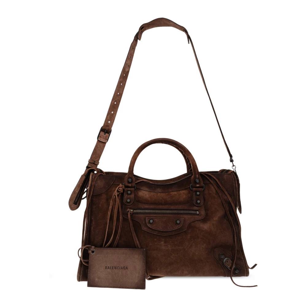 Balenciaga Le City Medium Bag - Tasker - Dame - Brun - ONE SIZE - Bomuld