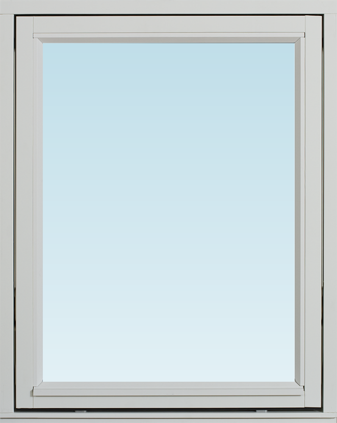 Svenska Fönster SF vridfönster 780x980mm 1-luft, insida trä utsida trä, 3-glas  (8x10)