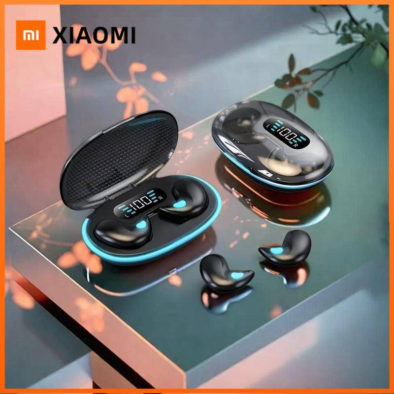 Xiaomi New Sleep Earphones Wireless Earphones Headphones Noise Reduction Sport Game Sleep Bluetooth Earbuds Apply to smartphones svart