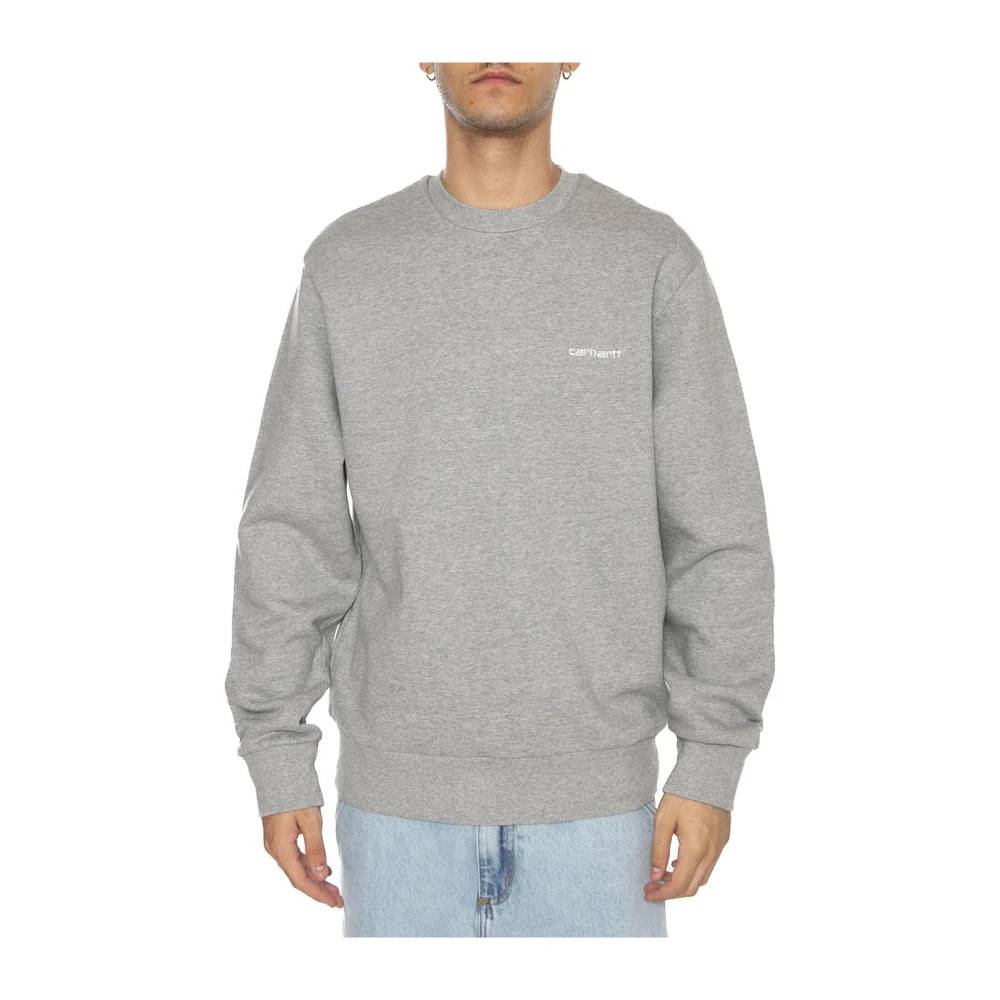 Carhartt Wip, Sweatshirts , Herre, Grå, S, Bomuld, Crewneck Sweatshirt