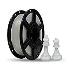 Flashforge® PLA 3D-utskriftsfilament 1,75 mm 0,5 kg/rulle för drömmare och Finder-serien (genomskinlig)