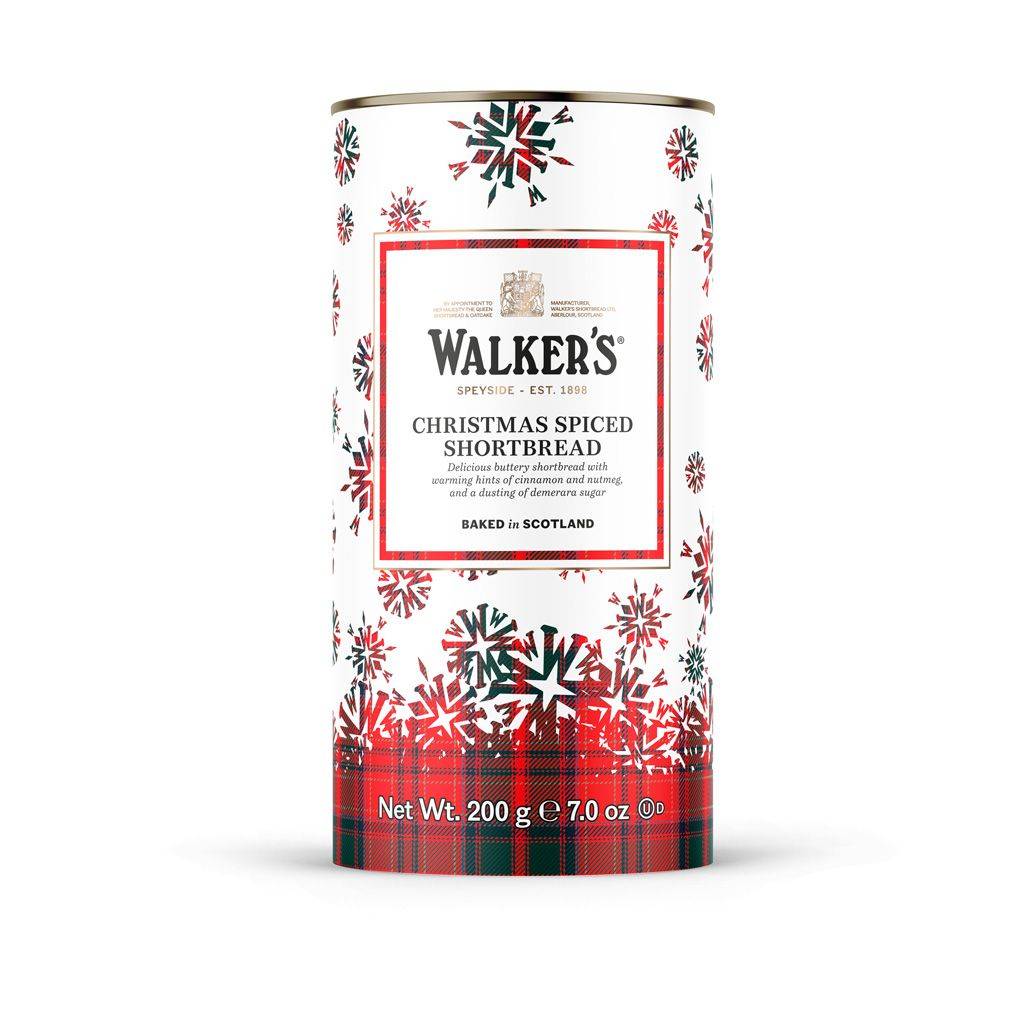 Walkers Christmas Spiced Shortbread 200g