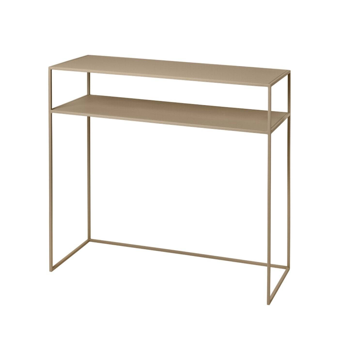 Fera Konsolbord med hylde Mørk Sand - Blomus.