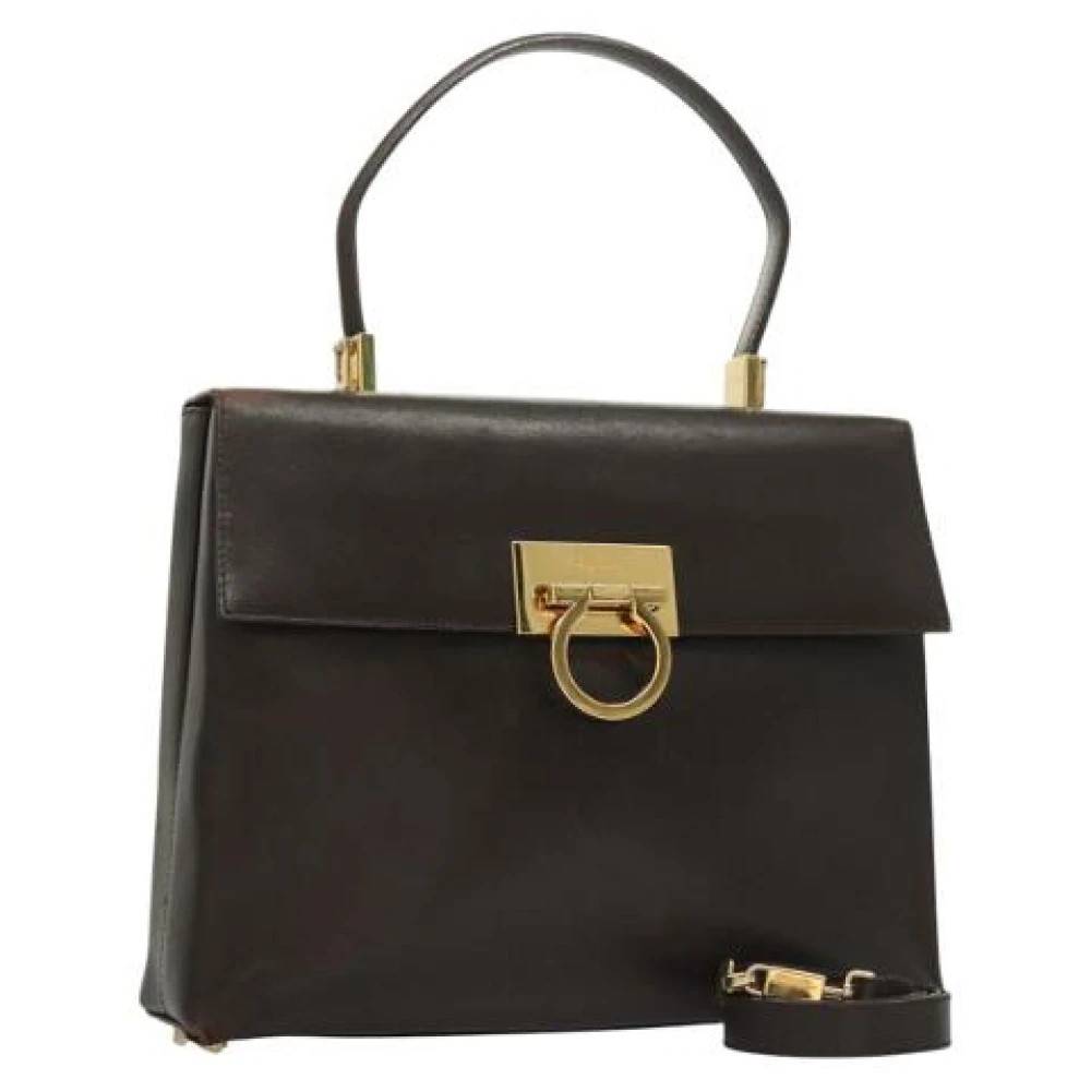 Salvatore Ferragamo Pre-owned - Pre-owned Laeder handvskor Vintage - Dam - ONE Size -