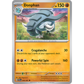 Donphan 049/091 - Paldean Fates Enkeltkort