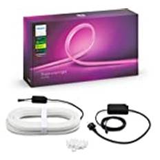 Philips Hue Outdoor Lightstrip 5 meter: LED-ljusslinga för utomhusbruk, Philips Hue White and Color, Zigbee, trådlös, kompatibel med Amazon Alexa, Google Home Assistant och Siri