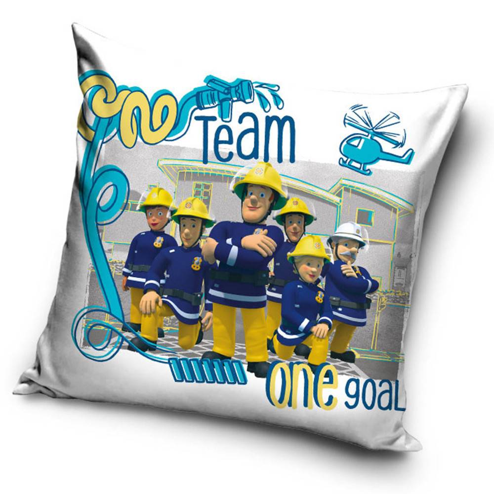 Fireman Sam One Goal Kuddfodral 40x40 cm