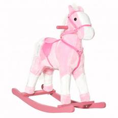 Gunghäst med Ljud 74 x 28 x 65 cm Rosa