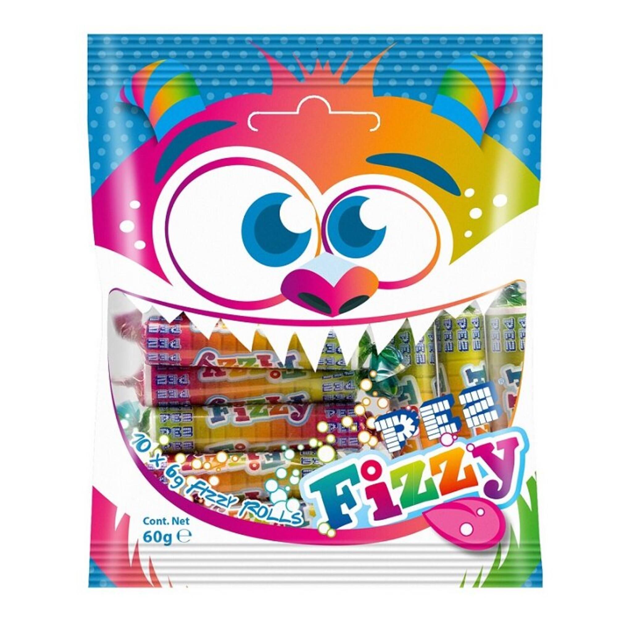 PEZ Fizzy Rolls 10 stk