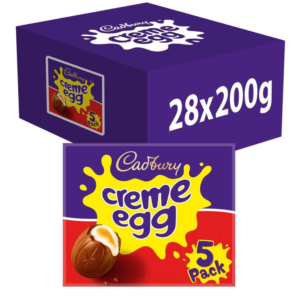 Creme Egg 5 Pack 200g (Box of 28)