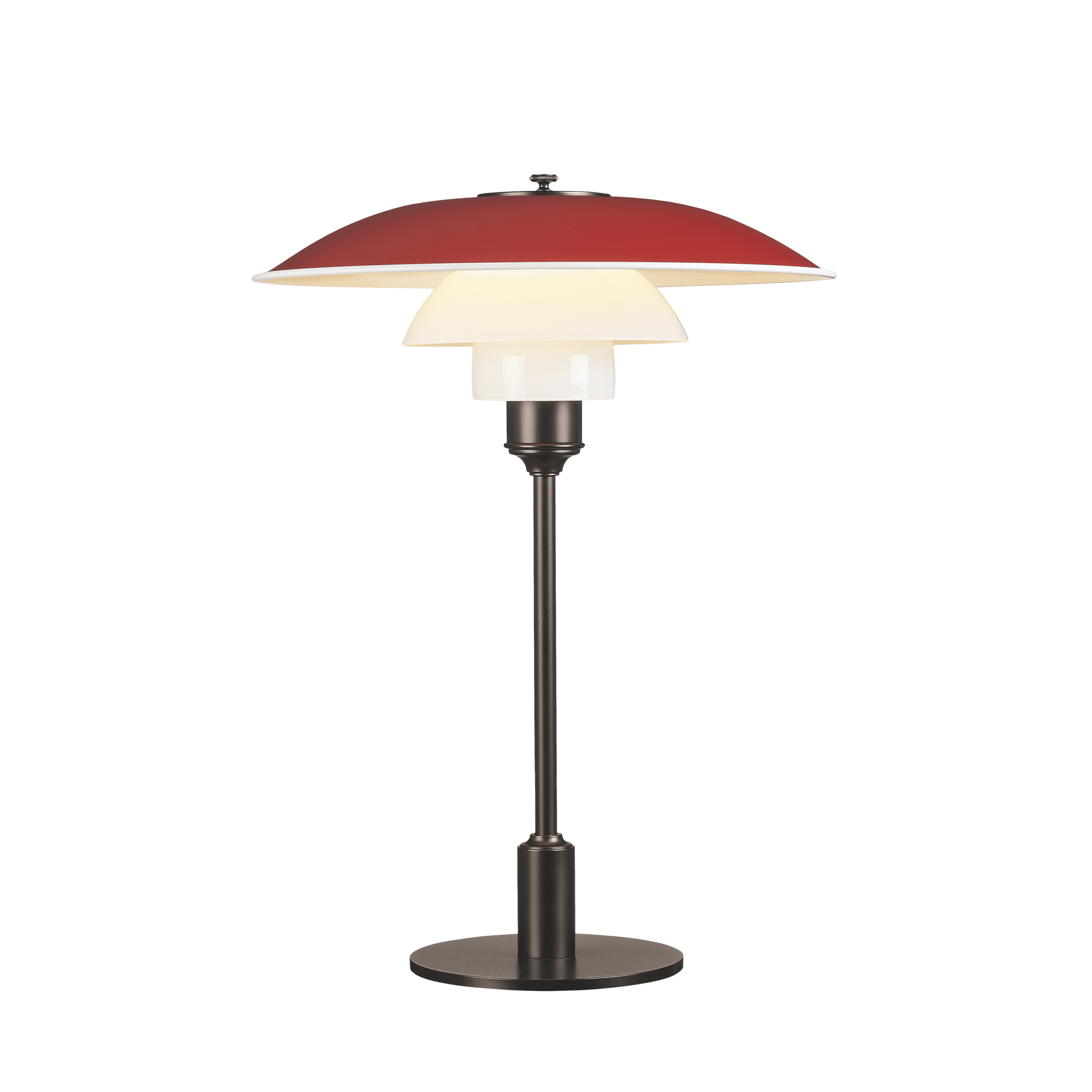 PH 3½-2½ Metal Bordlampe Rød.