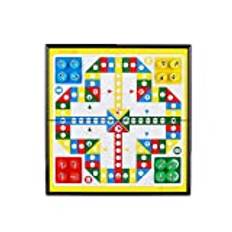 Schaakset Flying Chess Game Chinese Checkers Wooden Board Games Flying Chess Family Game Board Game Set Fun Game för alla Ages Classic Strategy Game Houten bordspel