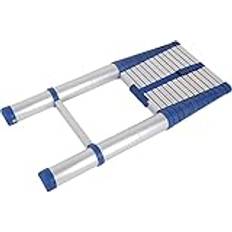 Teleskopstege för 8m/ 7m/ 6,2 m/ 5m/ 4m/ 3,8 m/ 2,6 m taktält, aluminiumförlängning Teleskopsteg för loft rV attiskt utomhusarbete, belastning 150 kg (storlek: 5,4 m/ 17,7ft) Ränta) Thoughtful